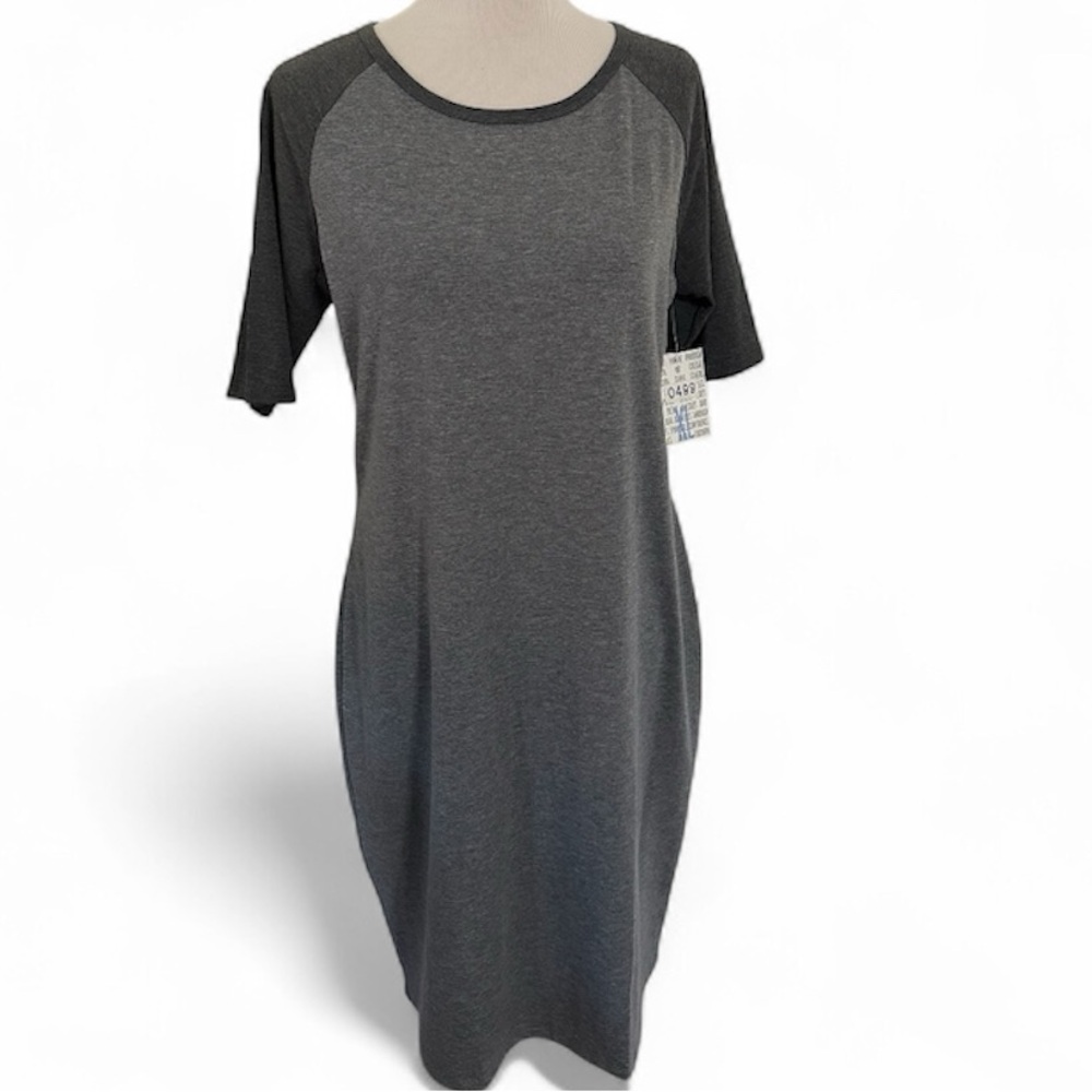 LuLaRoe Gray Julia XL New